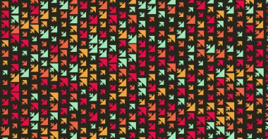 soyut renkli yarım tonlu noktalar üretken sanat arkaplan çizimleri