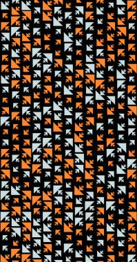 soyut renkli yarım tonlu noktalar üretken sanat arkaplan çizimleri