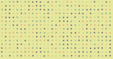 soyut renkli yarım tonlu noktalar üretken sanat arkaplan çizimleri