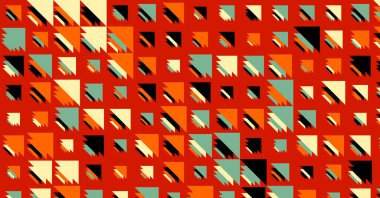 soyut renkli yarım tonlu noktalar üretken sanat arkaplan çizimleri