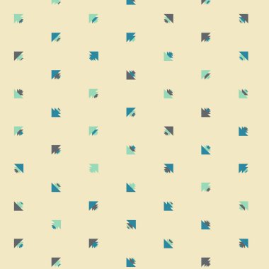 Soyut renkli yarım ton geometrik üretken sanat arka planı, vektör illüstrasyonu 