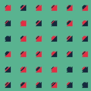 Soyut renkli yarım ton geometrik üretken sanat arka planı, vektör illüstrasyonu 