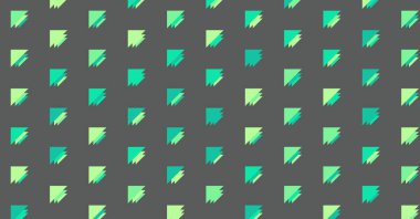 Soyut renkli yarım ton geometrik üretken sanat arka planı, vektör illüstrasyonu 