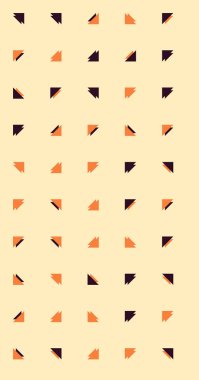 Soyut renkli yarım ton geometrik üretken sanat arka planı, vektör illüstrasyonu 