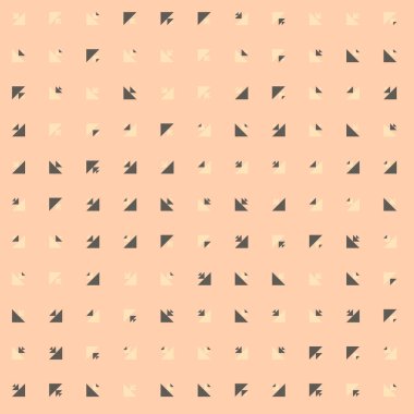 Soyut renkli yarım ton geometrik üretken sanat arka planı, vektör illüstrasyonu 