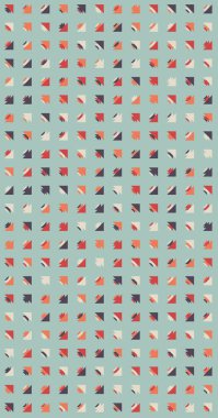 Soyut Renk Yarım Tonlama Noktaları üretken sanat arkaplanı çizimi