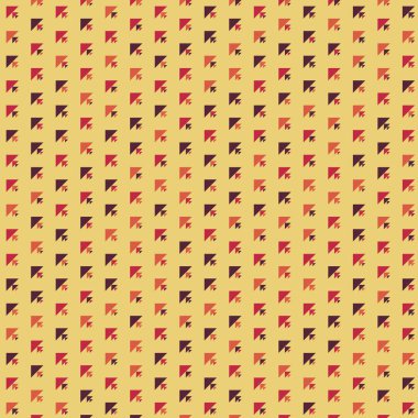 Soyut renkli yarım ton geometrik üretken sanat arka planı, vektör illüstrasyonu 