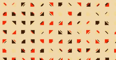 Soyut renkli yarım ton geometrik üretken sanat arka planı, vektör illüstrasyonu 