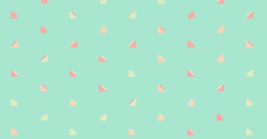 Soyut renkli yarım ton geometrik üretken sanat arka planı, vektör illüstrasyonu 