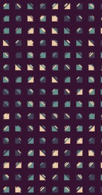 Soyut renkli yarım ton geometrik üretken sanat arka planı, vektör illüstrasyonu 