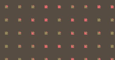 Soyut renkli yarım ton geometrik üretken sanat arka planı, vektör illüstrasyonu 