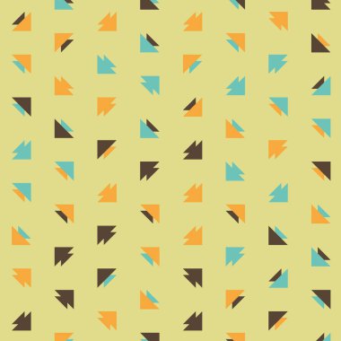 Soyut renkli yarım ton geometrik üretken sanat arka planı, vektör illüstrasyonu 