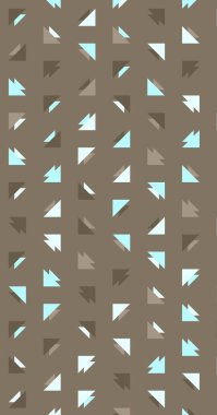 Soyut renkli yarım ton geometrik üretken sanat arka planı, vektör illüstrasyonu 