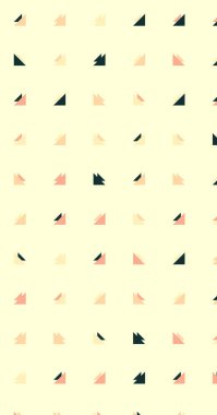 Soyut renkli yarım ton geometrik üretken sanat arka planı, vektör illüstrasyonu 