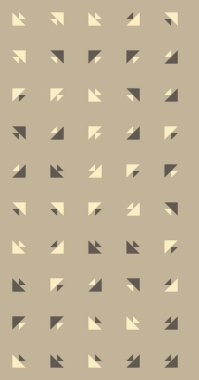 Soyut renkli yarım ton geometrik üretken sanat arka planı, vektör illüstrasyonu 