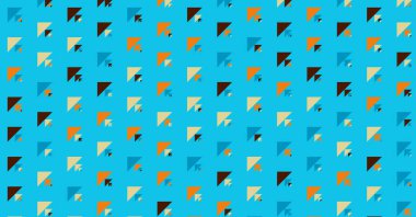 Soyut Renk Yarım Tonlama Noktaları üretken sanat arkaplanı çizimi