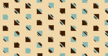 Soyut renkli yarım ton geometrik üretken sanat arka planı, vektör illüstrasyonu 