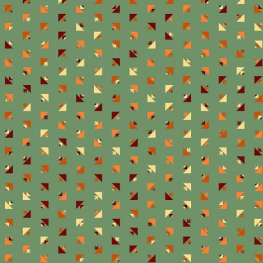 Soyut renkli yarım ton geometrik üretken sanat arka planı, vektör illüstrasyonu 