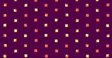 Soyut renkli yarım ton geometrik üretken sanat arka planı, vektör illüstrasyonu 