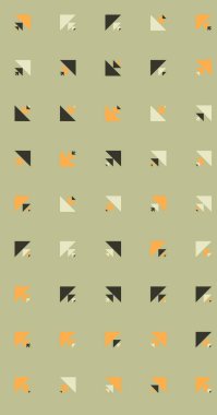 Soyut renkli yarım ton geometrik üretken sanat arka planı, vektör illüstrasyonu 