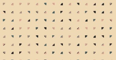 Soyut renkli yarım ton geometrik üretken sanat arka planı, vektör illüstrasyonu 