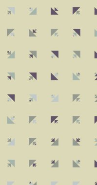 Soyut renkli yarım ton geometrik üretken sanat arka planı, vektör illüstrasyonu 