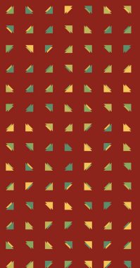 Soyut renkli yarım ton geometrik üretken sanat arka planı, vektör illüstrasyonu 