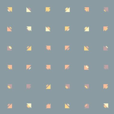 Soyut renkli yarım ton geometrik üretken sanat arka planı, vektör illüstrasyonu 