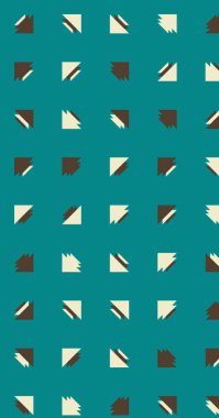 Soyut renkli yarım ton geometrik üretken sanat arka planı, vektör illüstrasyonu 