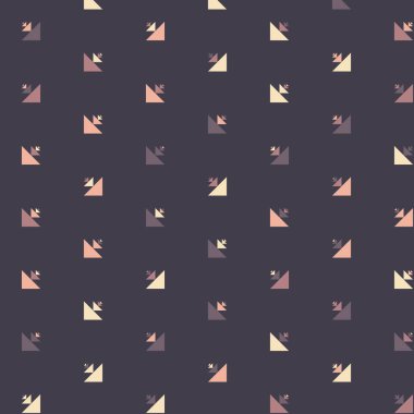 Soyut renkli yarım ton geometrik üretken sanat arka planı, vektör illüstrasyonu 