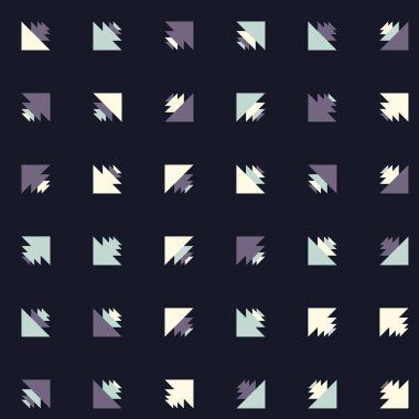 Soyut renkli yarım ton geometrik üretken sanat arka planı, vektör illüstrasyonu 