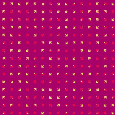 Soyut renkli yarım ton geometrik üretken sanat arka planı, vektör illüstrasyonu 