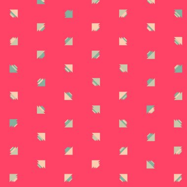 Soyut renkli yarım ton geometrik üretken sanat arka planı, vektör illüstrasyonu 