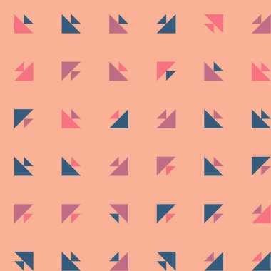 Soyut renkli yarım ton geometrik üretken sanat arka planı, vektör illüstrasyonu 