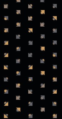 Soyut renkli yarım ton geometrik üretken sanat arka planı, vektör illüstrasyonu 