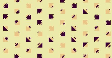 Soyut renkli yarım ton geometrik üretken sanat arka planı, vektör illüstrasyonu 