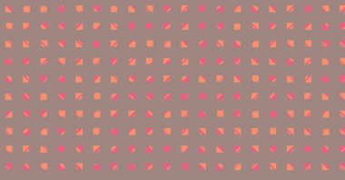 Soyut renkli yarım ton geometrik üretken sanat arka planı, vektör illüstrasyonu 
