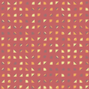 Soyut renkli yarım ton geometrik üretken sanat arka planı, vektör illüstrasyonu 