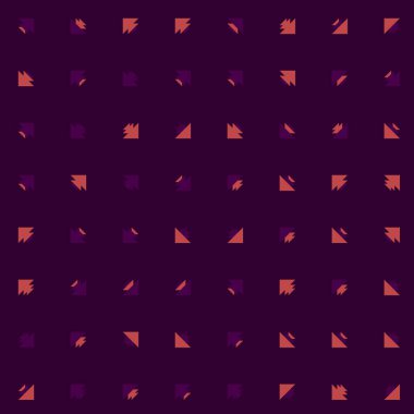 Soyut renkli yarım ton geometrik üretken sanat arka planı, vektör illüstrasyonu 