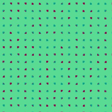 Soyut renkli yarım ton geometrik üretken sanat arka planı, vektör illüstrasyonu 