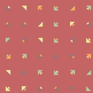 Soyut renkli yarım ton geometrik üretken sanat arka planı, vektör illüstrasyonu 