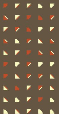 Soyut renkli yarım ton geometrik üretken sanat arka planı, vektör illüstrasyonu 