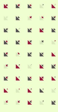 Soyut Renk Yarım Tonlama Noktaları üretken sanat arkaplanı çizimi