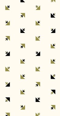 Soyut renkli yarım ton geometrik üretken sanat arka planı, vektör illüstrasyonu 