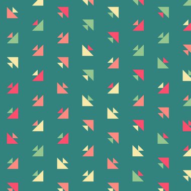 Soyut renkli yarım ton geometrik üretken sanat arka planı, vektör illüstrasyonu 