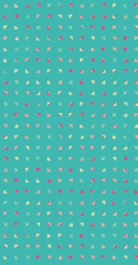 Soyut renkli yarım ton geometrik üretken sanat arka planı, vektör illüstrasyonu 