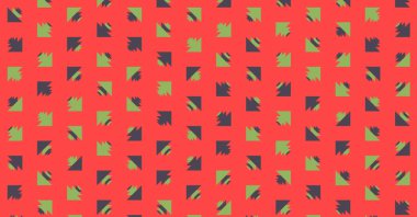 Soyut Renk Yarım Tonlama Noktaları üretken sanat arkaplanı çizimi