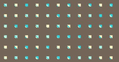 Soyut renkli yarım ton geometrik üretken sanat arka planı, vektör illüstrasyonu 