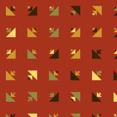 Soyut renkli yarım ton geometrik üretken sanat arka planı, vektör illüstrasyonu 