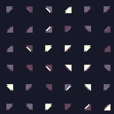 Soyut renkli yarım ton geometrik üretken sanat arka planı, vektör illüstrasyonu 